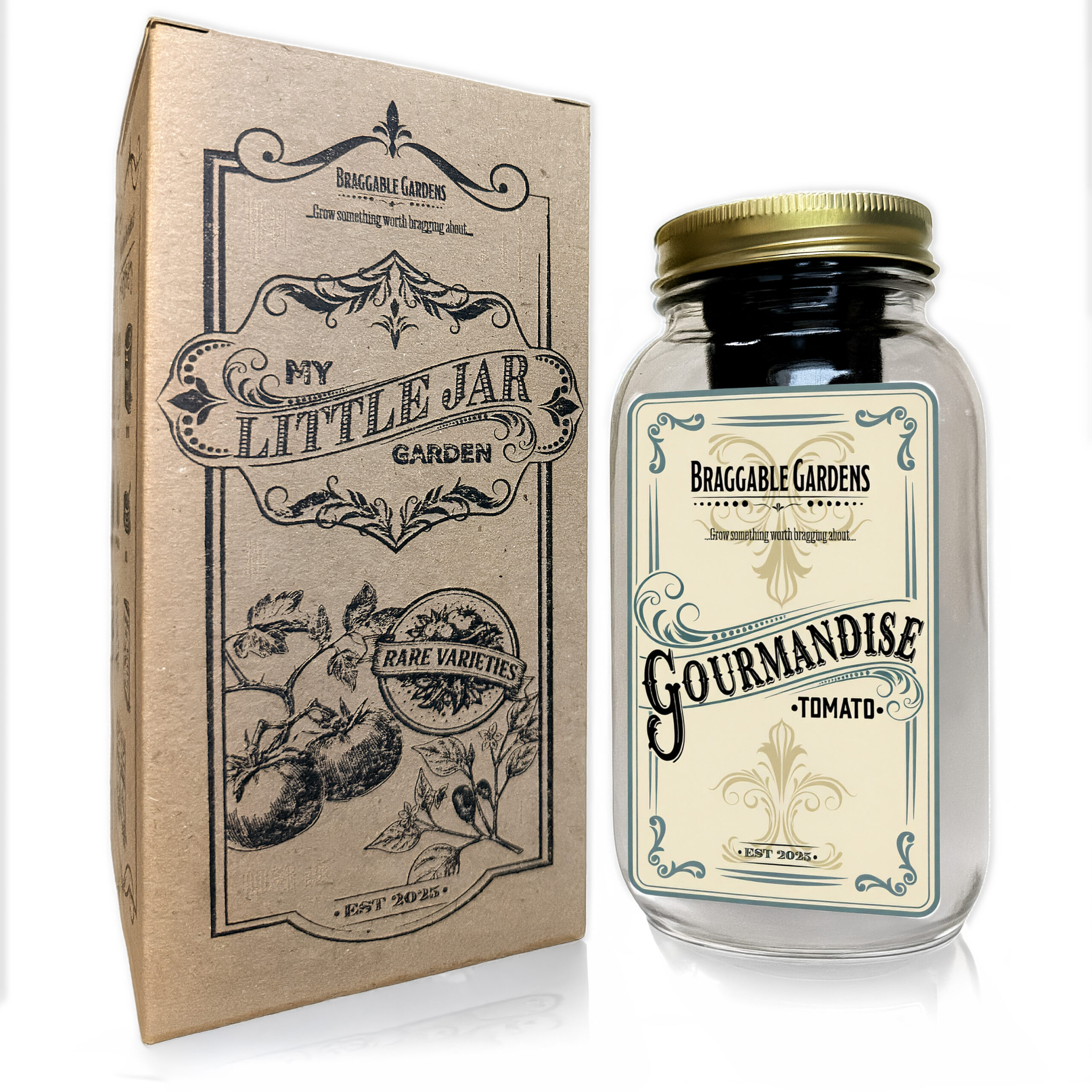 Gourmandise Yellow Cherry Tomato Indoor Garden Kit - Image 3
